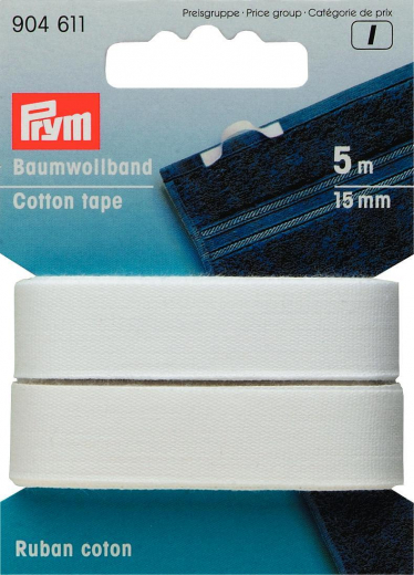 Prym Haushaltsband 15mm wei