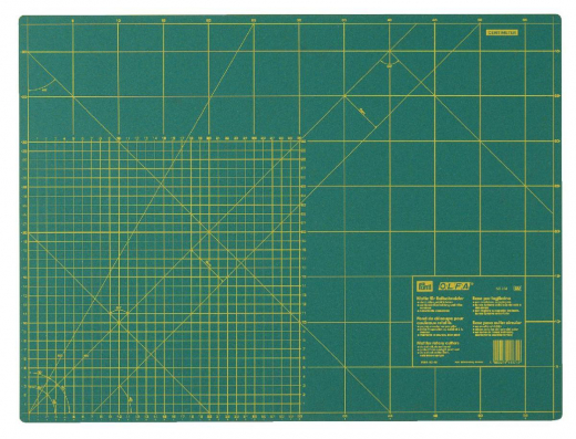 Prym Unterlage 60 x 45cm zweiseitig bedruckt - Einteilung cm/inch