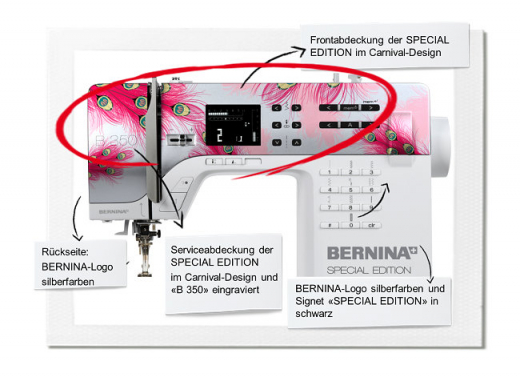 Bernina 350 - Sondermodell Carnival