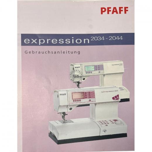 Handbuch Pfaff Expression 2034 - 2044