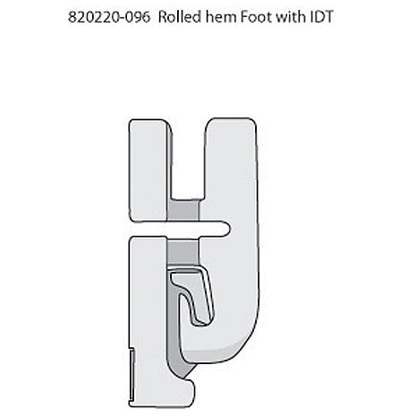 Pfaff Rollsumer 4mm IDT